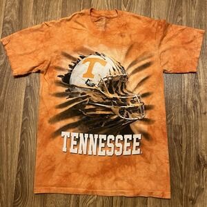 Tennessee Volunteers Shirt Adult Small Orange Tie Dye The Mountain‎ Sportswear